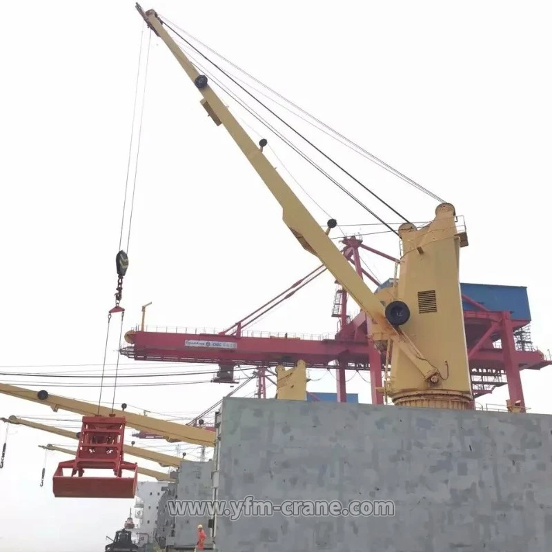 wire-luffing marine deck crane wire-luffing marine deck crane